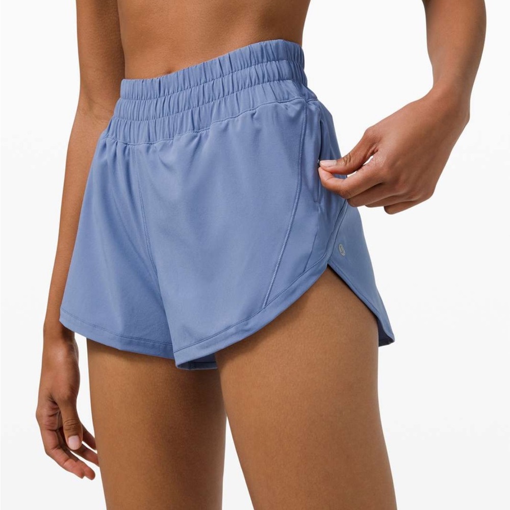 Lululemon track that high-rise short in water drop